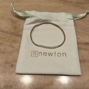 Gold bliss 2mm pearl enewton bracelet